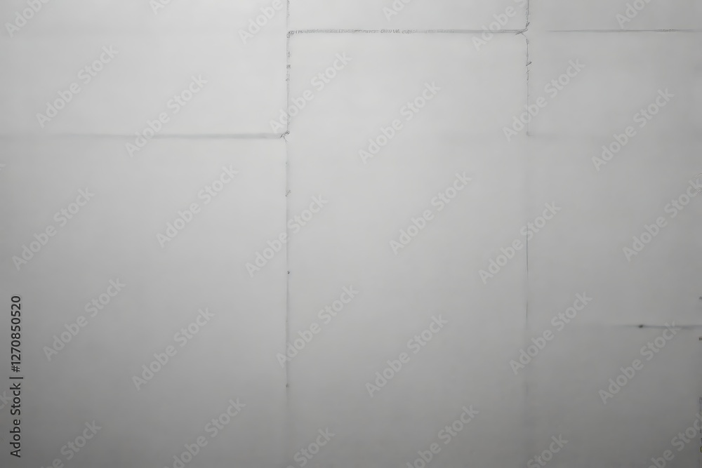 Aufkleber Minimalist white textured wall with subtle lines and patterns.