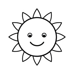 sun cartoon character