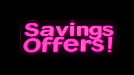 Obraz premium Exciting savings offers announcement retail store digital display urban environment eye-level view promotional concept