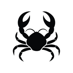 blue crab on white background