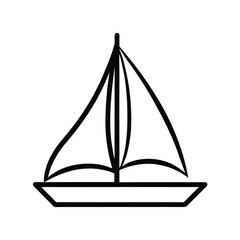 sailing ship vector illustration