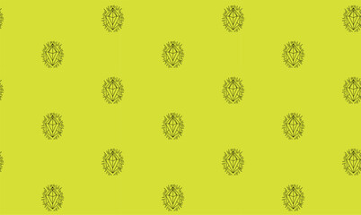 Seamless vector pattern with gemstones