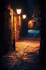 Fototapeta premium street at night