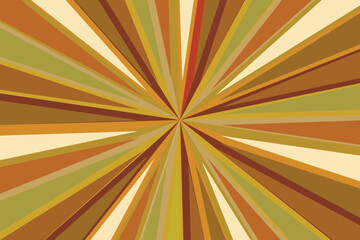 Pop art radial colorful comics book magazine cover. Striped color digital background. Cartoon funny retro pattern strip mock up. Vector halftone illustration. Sunburst, starburst shape.