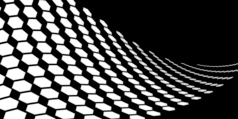 Abstract white background with hexagon and hexagonal background. Luxury white pattern with hexagons. abstract 3d hexagonal background with shadow. 3D futuristic abstract honeycomb mosaic background.