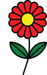 Floral Watering Vector Graphic Design