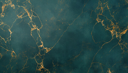 Turquoise marble texture with gold veins, polished stone backgroung, soft, fluid surface