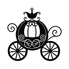 horse carriage vector illustration