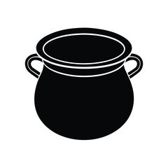 vector illustration of a pot