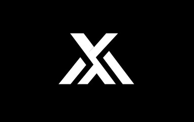 Obraz premium Abstract letter X logo design