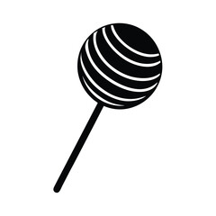 lollipop on white background