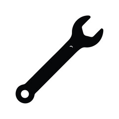 wrench isolated on white background