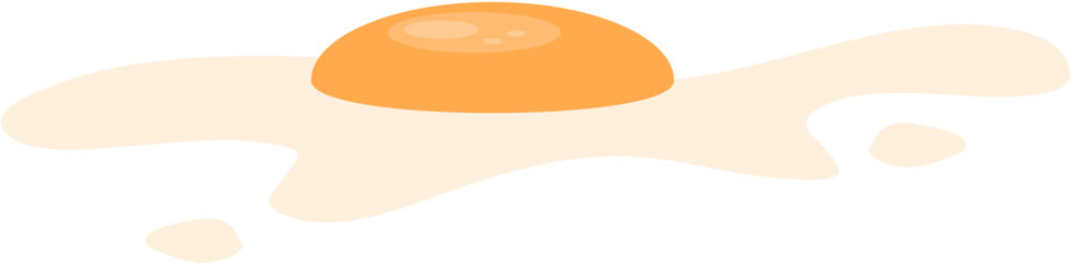 egg on white background