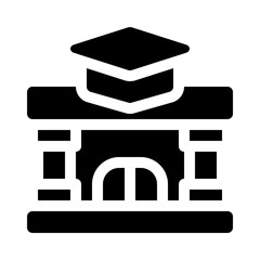 University Campus glyph icon