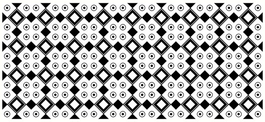 Geometric Abstract Art Deco Style Pattern Background