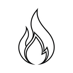 vector fire icon