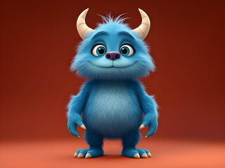 Smiling Furry Monster