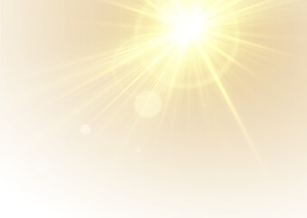 Obraz premium PNG Soft Warm Light Burst – Radiant Golden Shine with Gentle Fading Glow, Ideal for Concepts of Divinity, PNG Cosmic Energy, and Peaceful Illumination in Art & Design