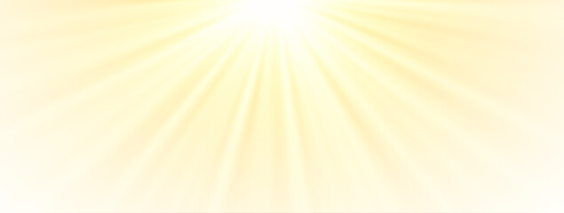 Fototapeta premium PNG Heavenly Sun Rays – Soft Golden Light Streaming from Above, Creating a Warm and Ethereal Glow, PNG Symbolizing Hope, Divinity, and Celestial Serenity in a Minimalist Abstract Design