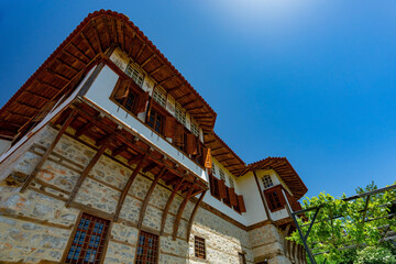 Siatista, Greece. Old traditional mansion	