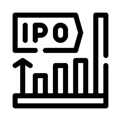 IPO line icon