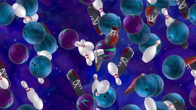 BOWLING ALLEY ARCADE Wallpaper loop tile Swirl. This is a loopable and tileable background