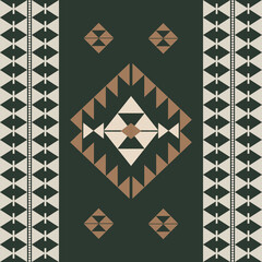 African pattern. Ethnic carpet with chevrons. Tribal vector texture. Aztec style. Indian, Gypsy, Mexican, African rug. Idea for textiles, rugs, curtains, and blankets. Folk print.
