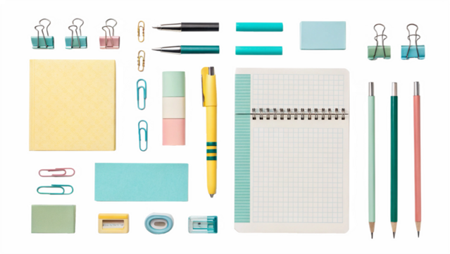 Charming Stationery: A Symphony of Pastel Perfection