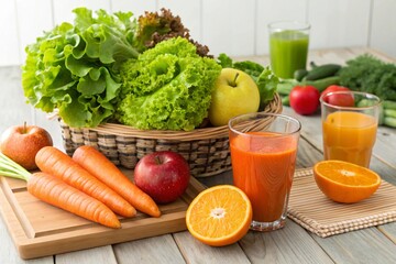 Vibrant Health: A Symphony of Fresh Fruits and Vegetables