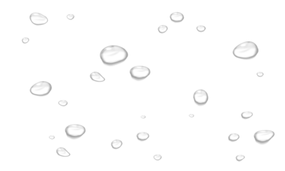 Realistic water drops. PNG drops, condensation on the window, transparent water drop. Abstract water drops, bubbles on transparent background, digital liquid design, Stock royalty free