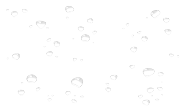 Realistic water drops. PNG drops, condensation on the window, transparent water drop. Abstract water drops, bubbles on transparent background, digital liquid design, Stock royalty free