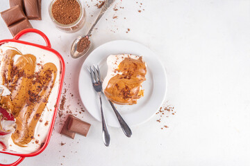 Trendy dalgona tiramisu dessert