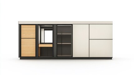 Modern Storage Unit with Sleek Design Features