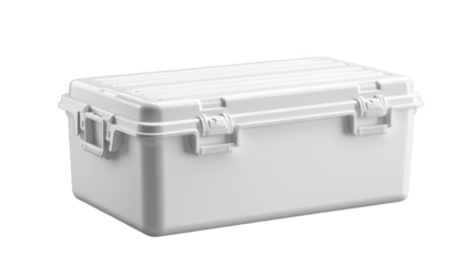 Portable white cooler, the perfect companion for outdoor adventures and keeping food fresh