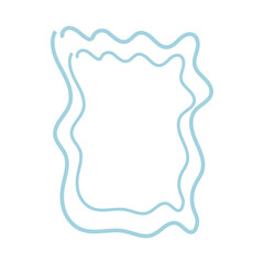 Squiggle Border Frame Edge Rectangle