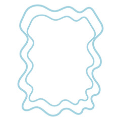Squiggle Border Frame Edge Rectangle