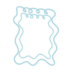 Squiggle Border Frame Edge Rectangle