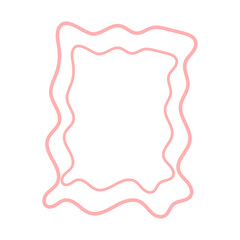 Squiggle Border Frame Edge Rectangle