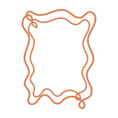 Squiggle Border Frame Edge Rectangle