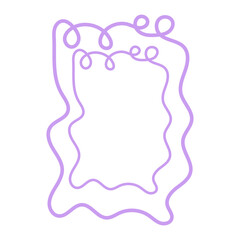 Squiggle Border Frame Edge Rectangle