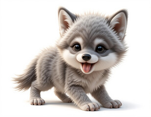 Fototapeta premium Wild Guardian: Wolf