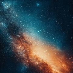 Cosmic Canvas: Celestial Dust and Starlight