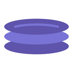 Plates Vector Design Icon Style