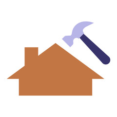 Roof Repair Vector Design Icon Style