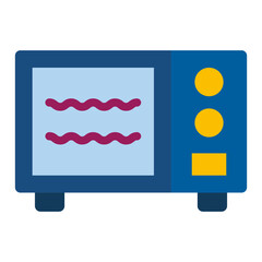 Microwave Vector Design Icon Style