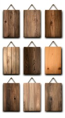 Wood textures arranged in a grid showcasing varying colors and finishes for design inspiration and artistic projects