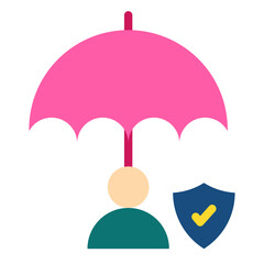 Whole Life Insurance Vector Design Icon Style