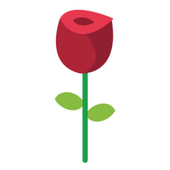 Rose Garden Vector Design Icon Style