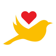 Bird Vector Design Icon Style