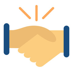 Handshake Vector Design Icon Style
